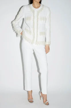 Cecile Jacket White Tweed