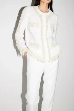 Cecile Jacket White Tweed