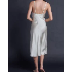 Celeste Pearl Silk Slip