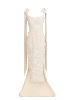 Celestia Beaded Lace Dress