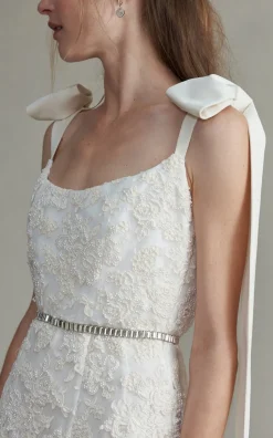 Celestia Beaded Lace Dress