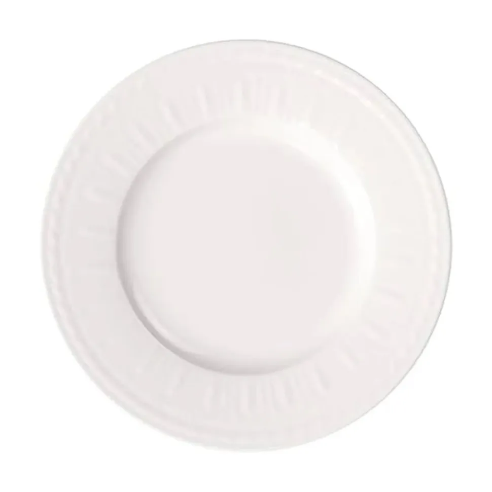Cellini Dinner Plate in White