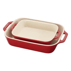 Ceramic Rectangular Baking Dish Set, Set of 2