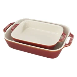 Ceramic Rectangular Baking Dish Set, Set of 2