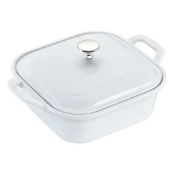Ceramic Square Covered Baking Dish
