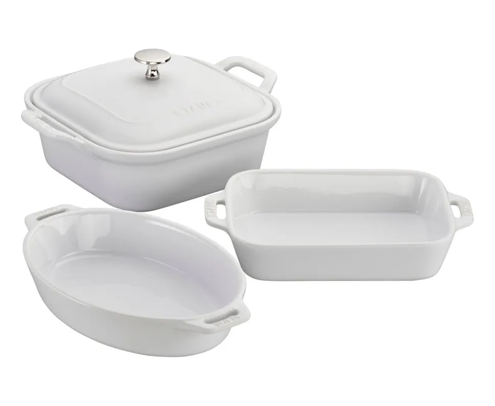 Ceramics Baking Dish Set, Set of 4