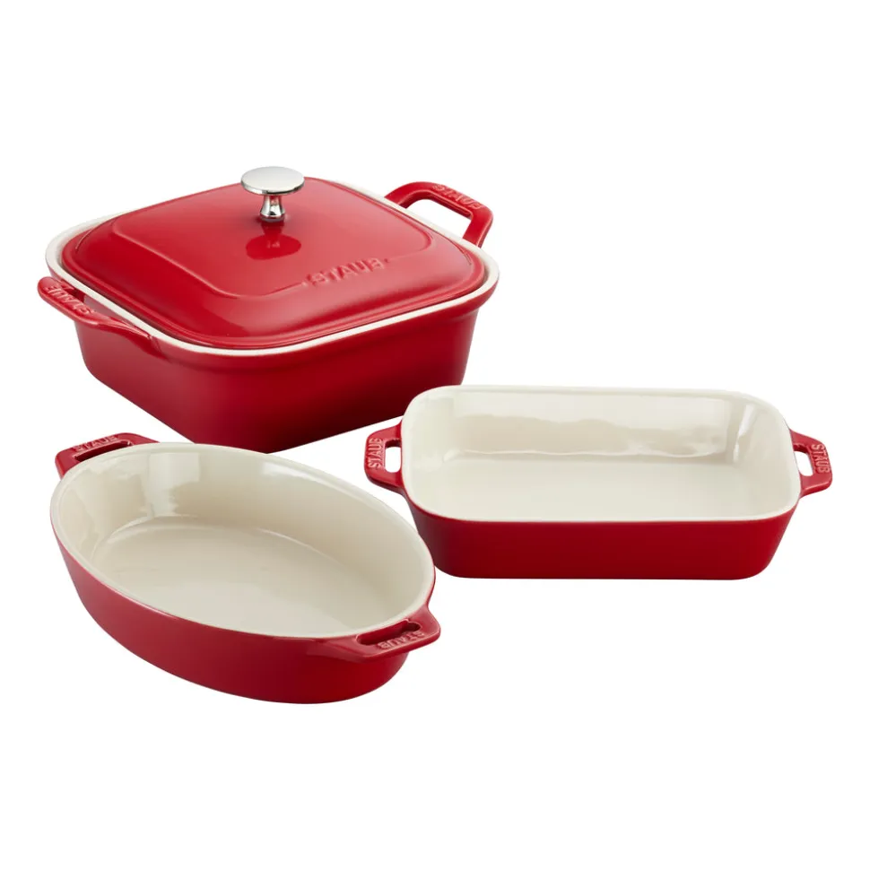 Ceramics Baking Dish Set, Set of 4
