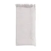 Chambray Fringe Napkin in Gray, Set of 4