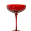 Champagne Coupe Stemware, Set of 6 Red