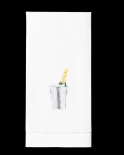 Champagne On Ice Hand Towel