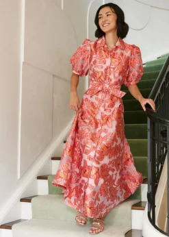 Charlotte Gown Rose Blossom Organza
