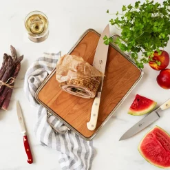 Cheese Tray with Handles, Cherry Wood, Large