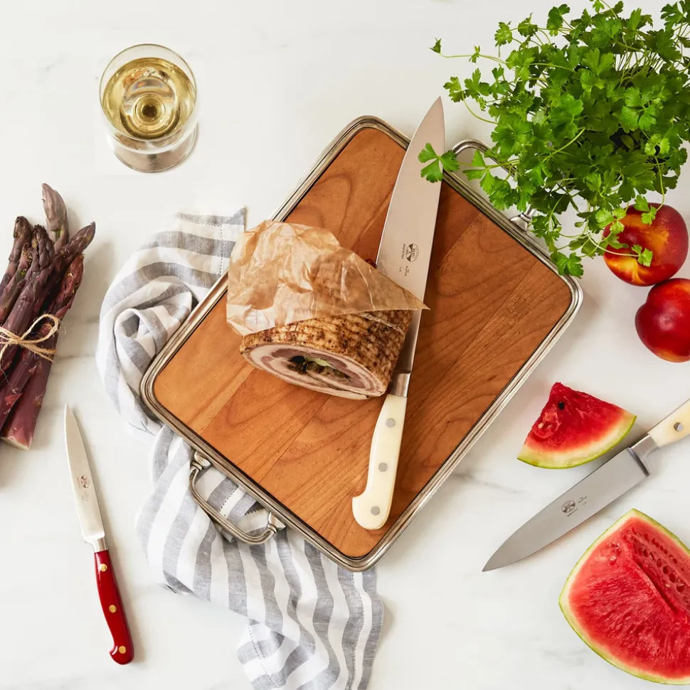 Cheese Tray with Handles, Cherry Wood, Large