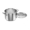 Chef's Classic® 6 Quart Stockpot with Straining Cover in Stainless Steel