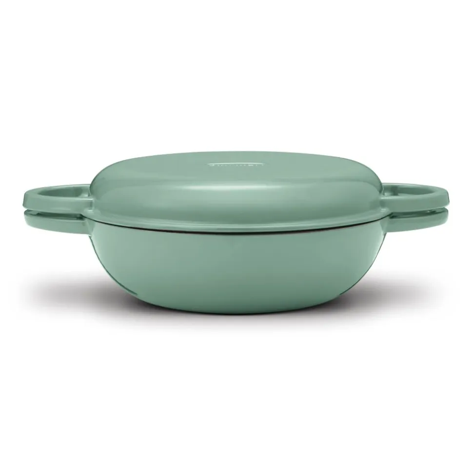Chef’s Classic® Enameled 2-in-1 Cast Iron Multipurpose Set in Sage