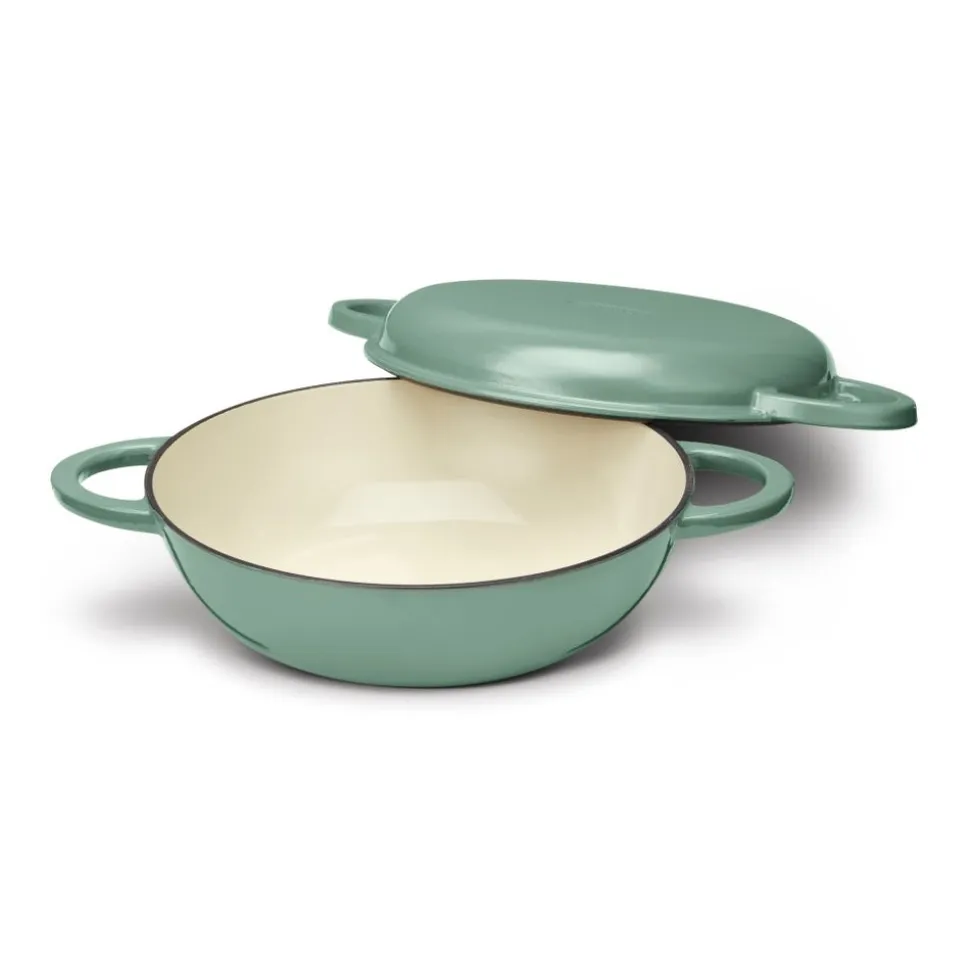 Chef’s Classic® Enameled 2-in-1 Cast Iron Multipurpose Set in Sage