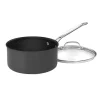 Chef's Classic® Non-Stick Hard Anodized 3 Quart Saucepan in Black