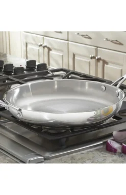 Chef's Classic® Stainless 12'' Skillet with Helper Handle in Stainless Steel