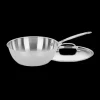 Chef's Classic® Stainless 3 Quart Chef's Pan with Cover in Stainless Steel