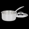 Chef's Classic® Stainless 1.5 Quart Saucepan with Cover in Stainless Steel