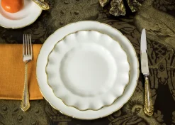Chelsea Duet Fluted Dessert Plate