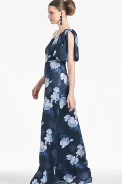 Chelsea Gown in Midnight Glacial Rose
