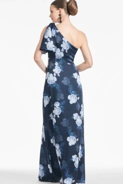 Chelsea Gown in Midnight Glacial Rose