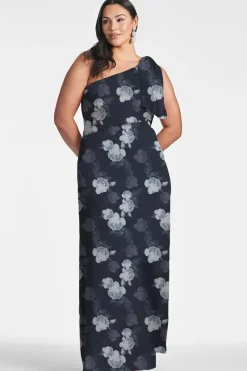 Chelsea Gown in Midnight Glacial Rose