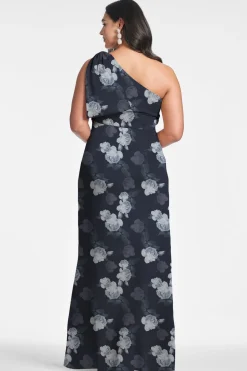 Chelsea Gown in Midnight Glacial Rose