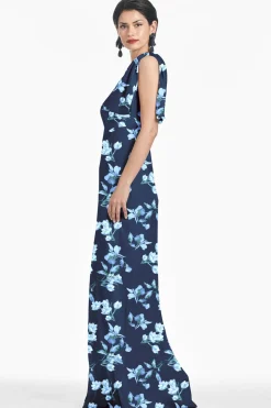 Chelsea Gown in Poseidon Venetian Petal