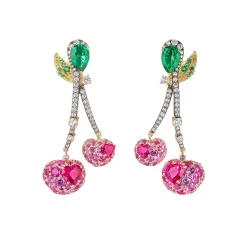Cherry Drop Earrings