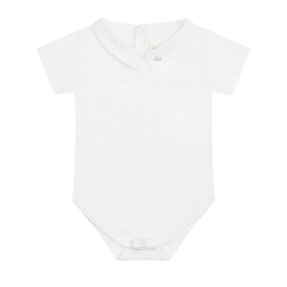 Chester Hand-Embroidered Submarine Onesie