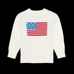 Children's American Flag Crewneck Sweater