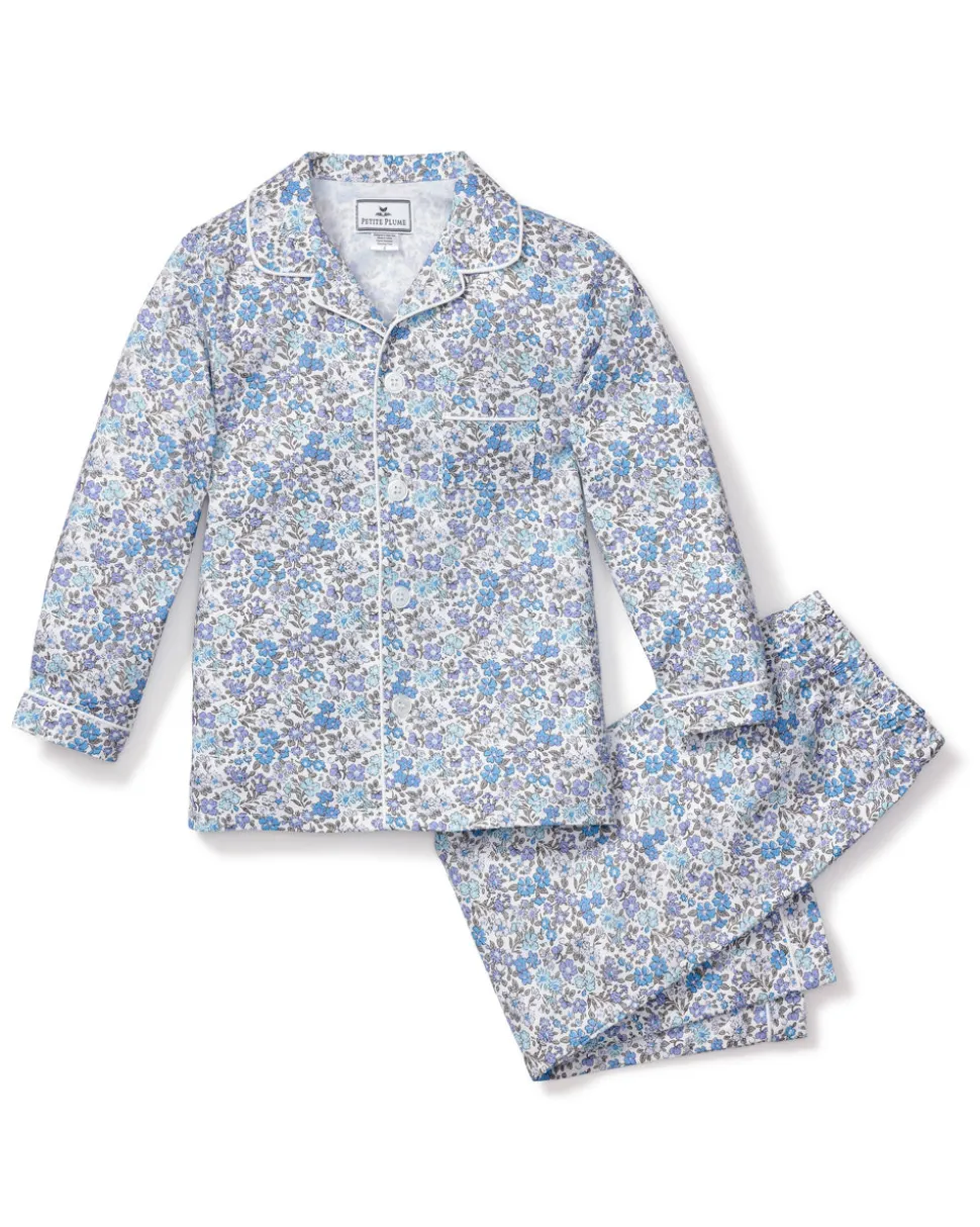 Children’s Fleur D’Azur Pajama Set