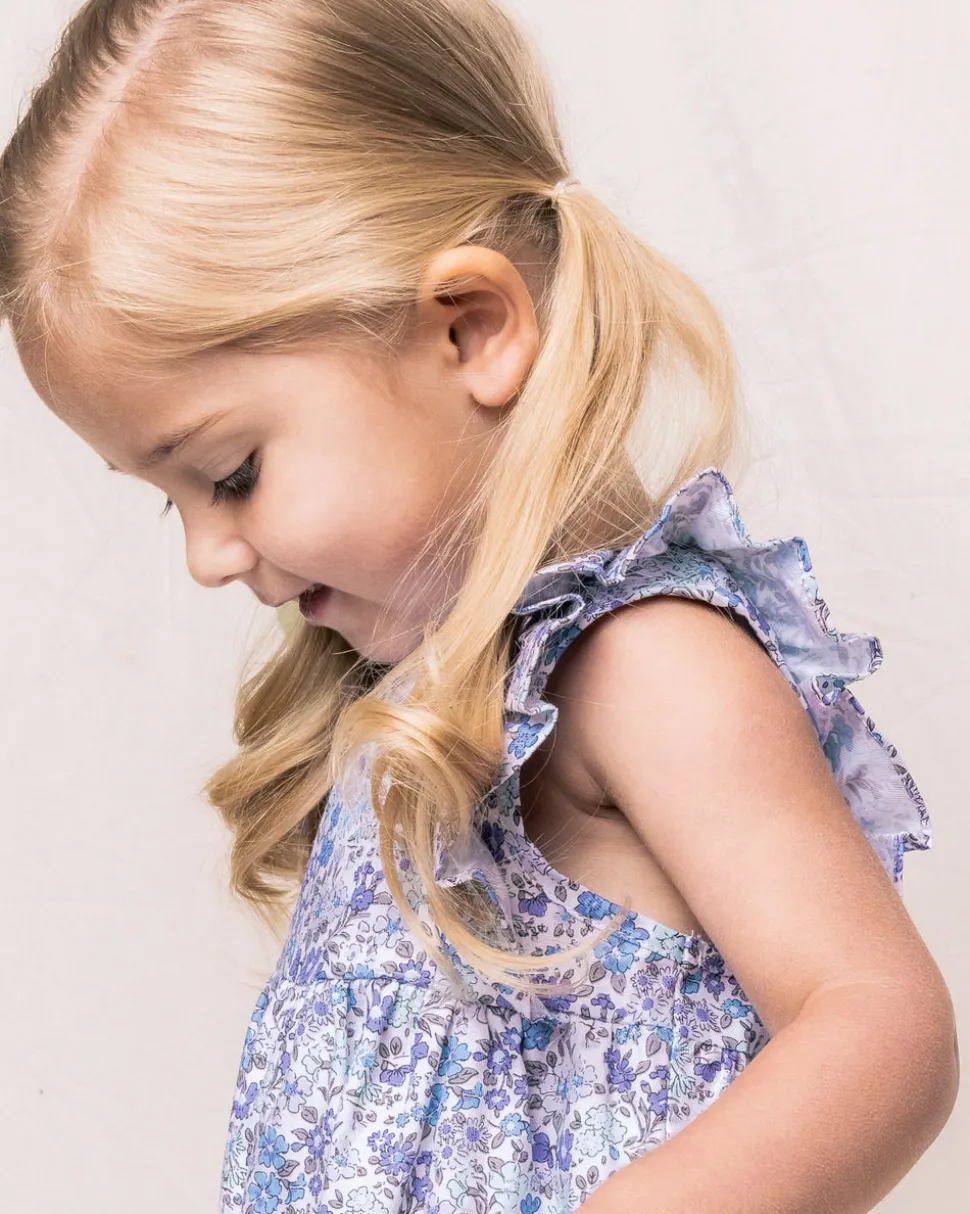 Children’s Fleur D'Azur Ruffled Romper