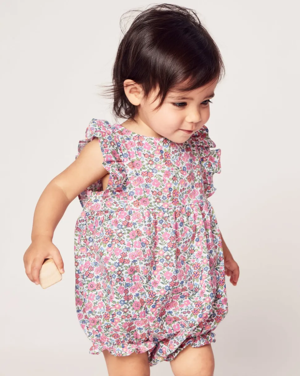 Children’s Fleurs de Rose Ruffled Romper