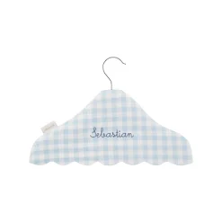 Children's Hanger in Blue Gingham