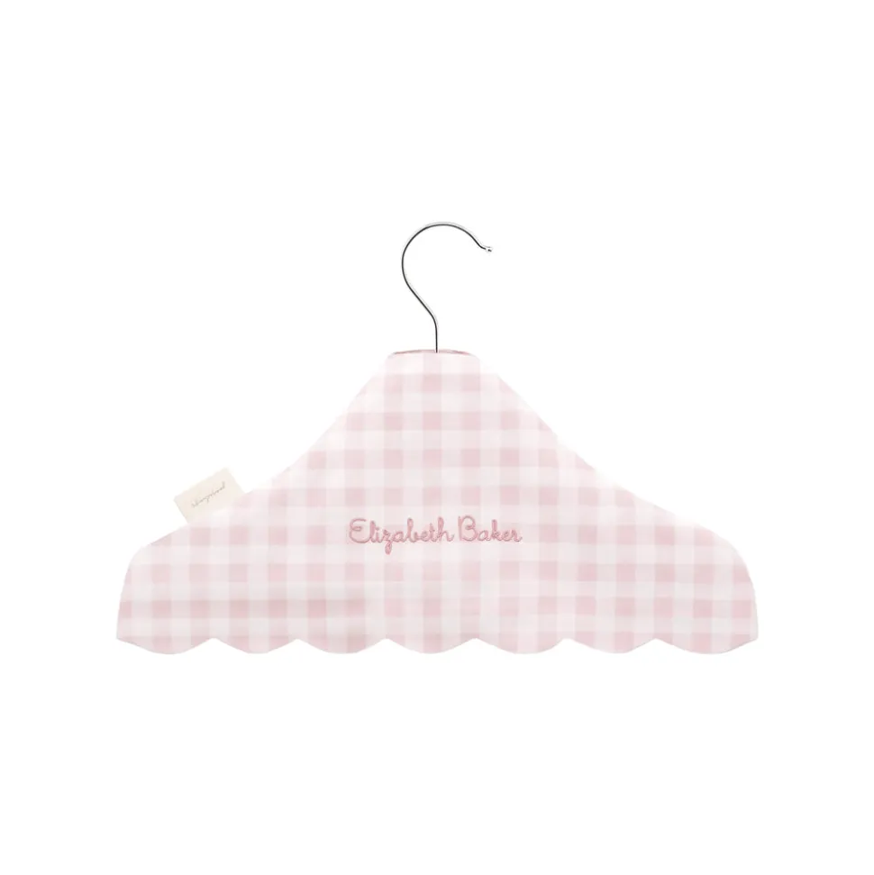 Children's Hanger in Pink Gingham