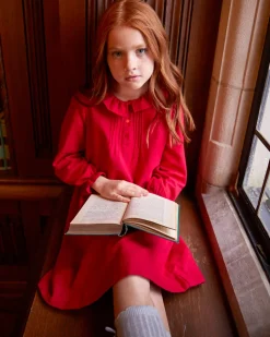 Children’s Red Flannel Victoria Nightgown
