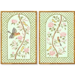 Chinoiserie Panel Print Pair | Le Jardin De Elizabeth