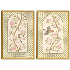 Chinoiserie Panel Print Pair | Le Jardin De Elizabeth