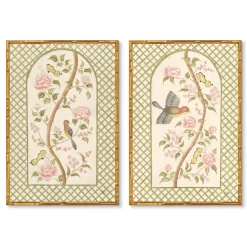 Chinoiserie Panel Print Pair | Le Jardin De Elizabeth