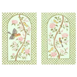 Chinoiserie Panel Print Pair | Le Jardin De Elizabeth