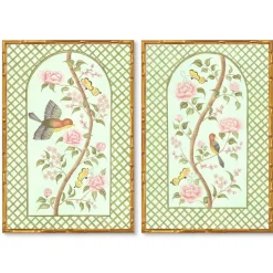 Chinoiserie Panel Print Pair | Le Jardin De Elizabeth