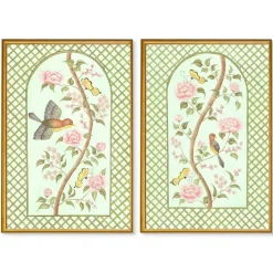 Chinoiserie Panel Print Pair | Le Jardin De Elizabeth