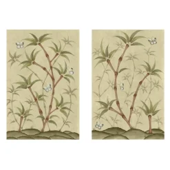 Chinoiserie Panel Print Pair | Bamboo En Fleur