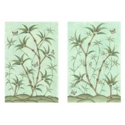 Chinoiserie Panel Print Pair | Bamboo En Fleur