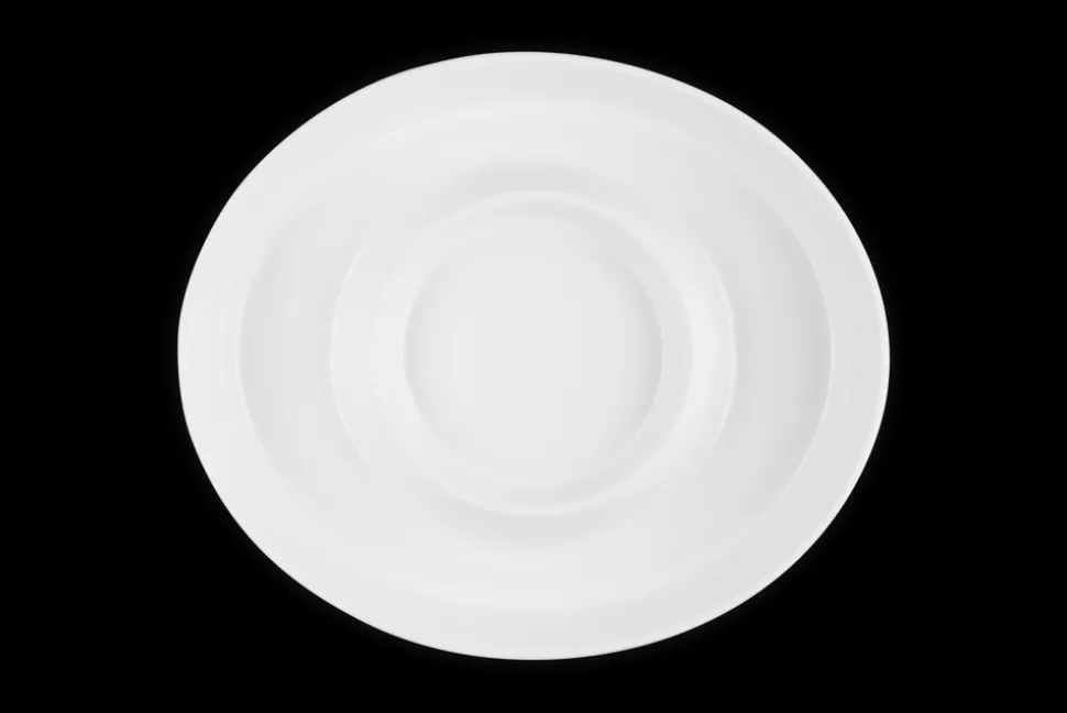 Chip and Dip Platter in White