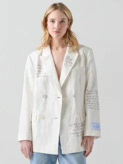 Chora Blazer in Cream