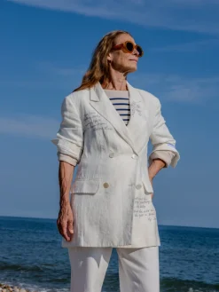 Chora Blazer in Cream